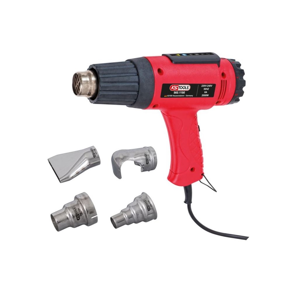 Decapeur thermique 2000W avec buses KS TOOLS - 960.1190