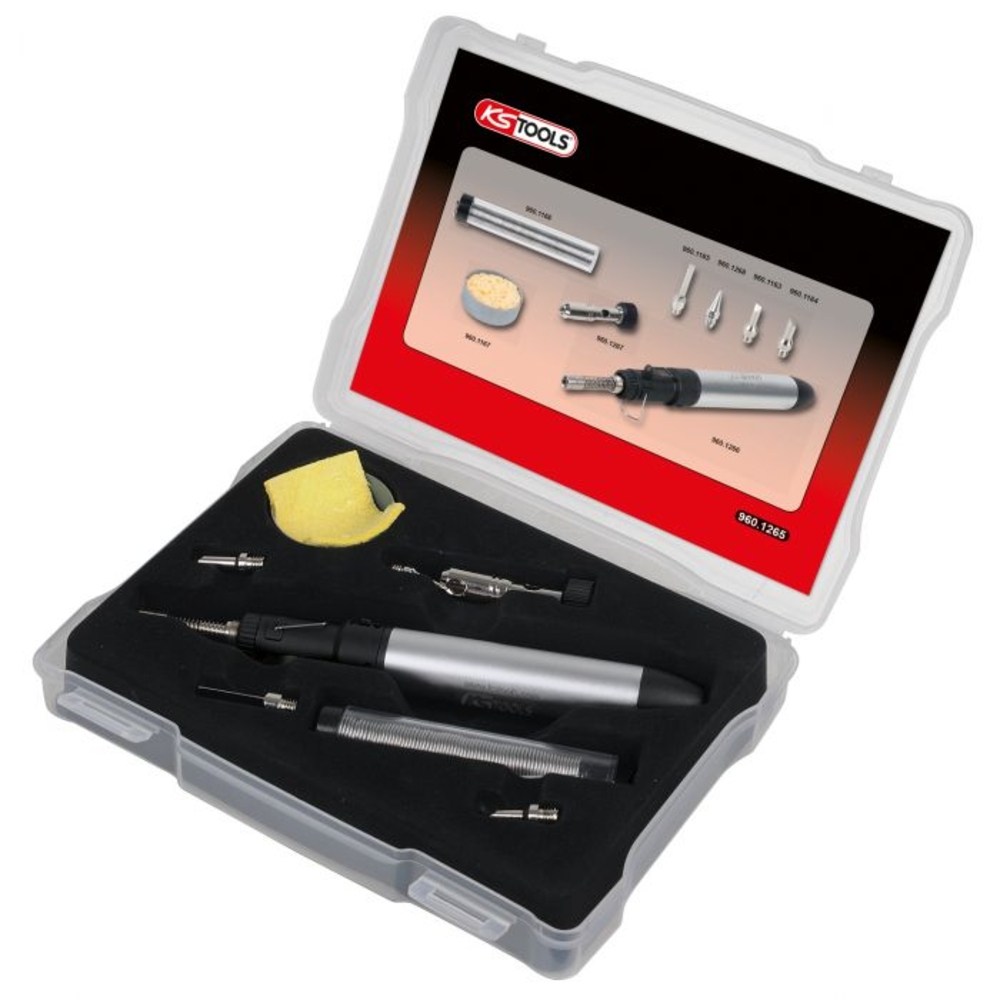 Micro set de soudure 8 pcs. KS TOOLS - 960.1265