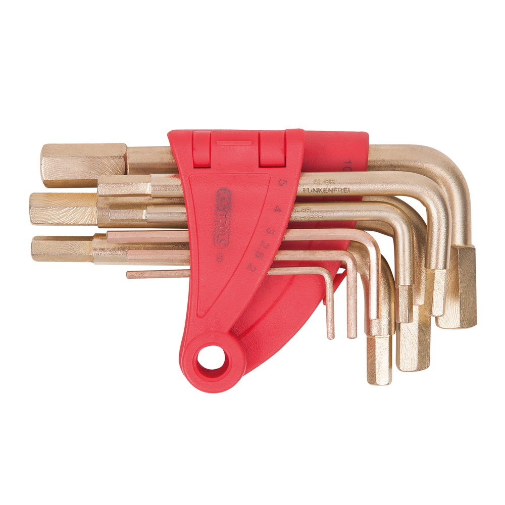 Jeu de clés mâles sur support BRONZEplus 10 pièces KS TOOLS - 963.1514
