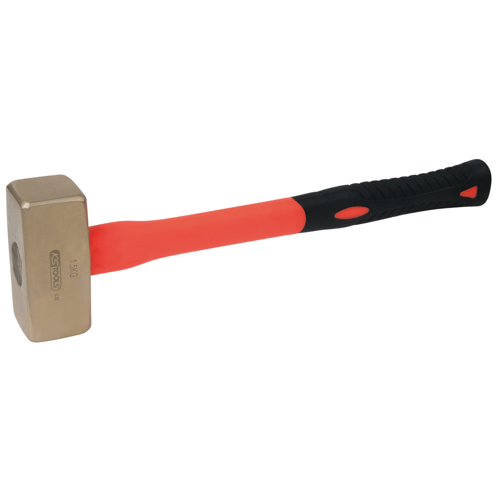 Massette BRONZEplus manche tri-matière tête 1500g 400mm KS TOOLS - 963.2063