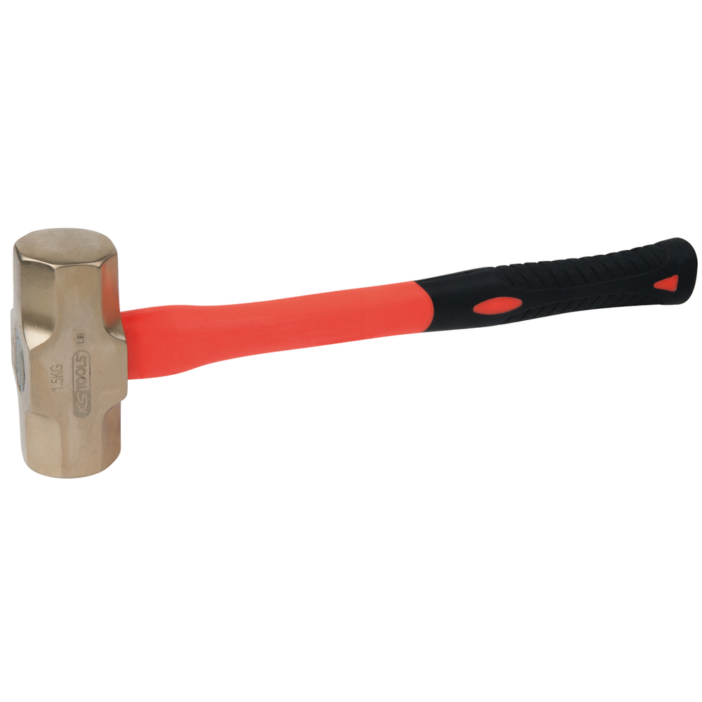 Massette octogonales BRONZEplus manche tri-matière tête 1000g 350mm KS TOOLS - 963.2086