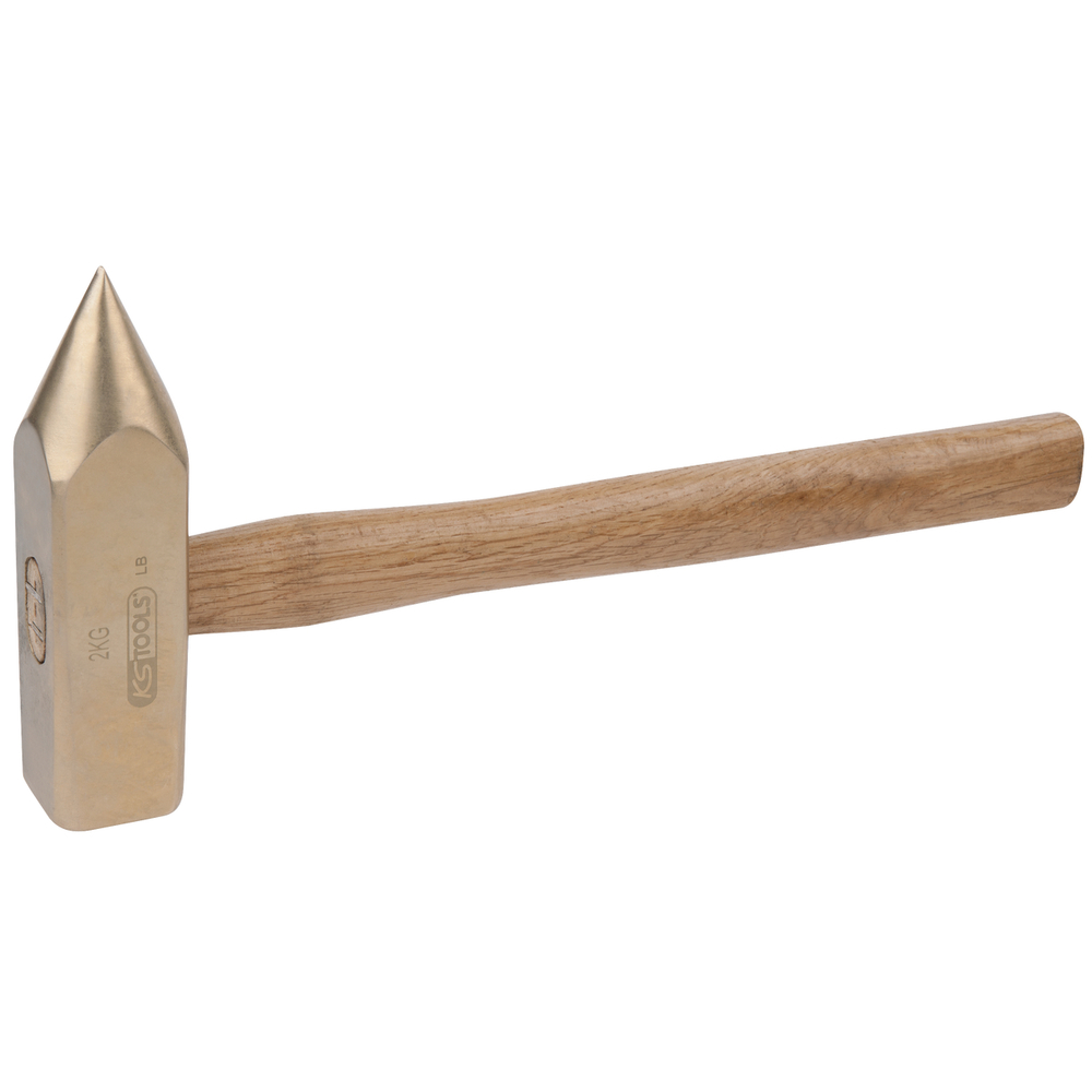 Marteau tête pointue BRONZEplus manche hickory tête 2000g 600mm KS TOOLS - 963.2131