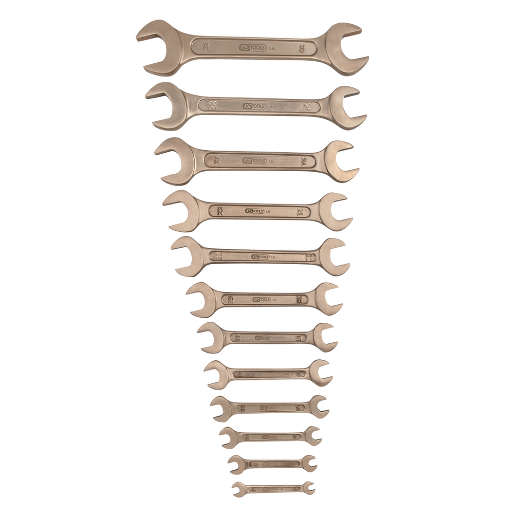 Jeu de clé à fourches BRONZEplus 12 pièces KS TOOLS - 963.7064