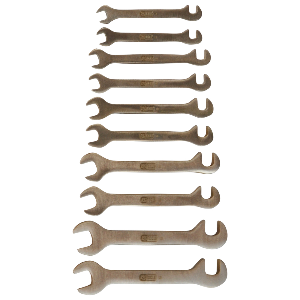 Jeu de clés à fourches BRONZEplus 10 pièces KS TOOLS - 963.7131