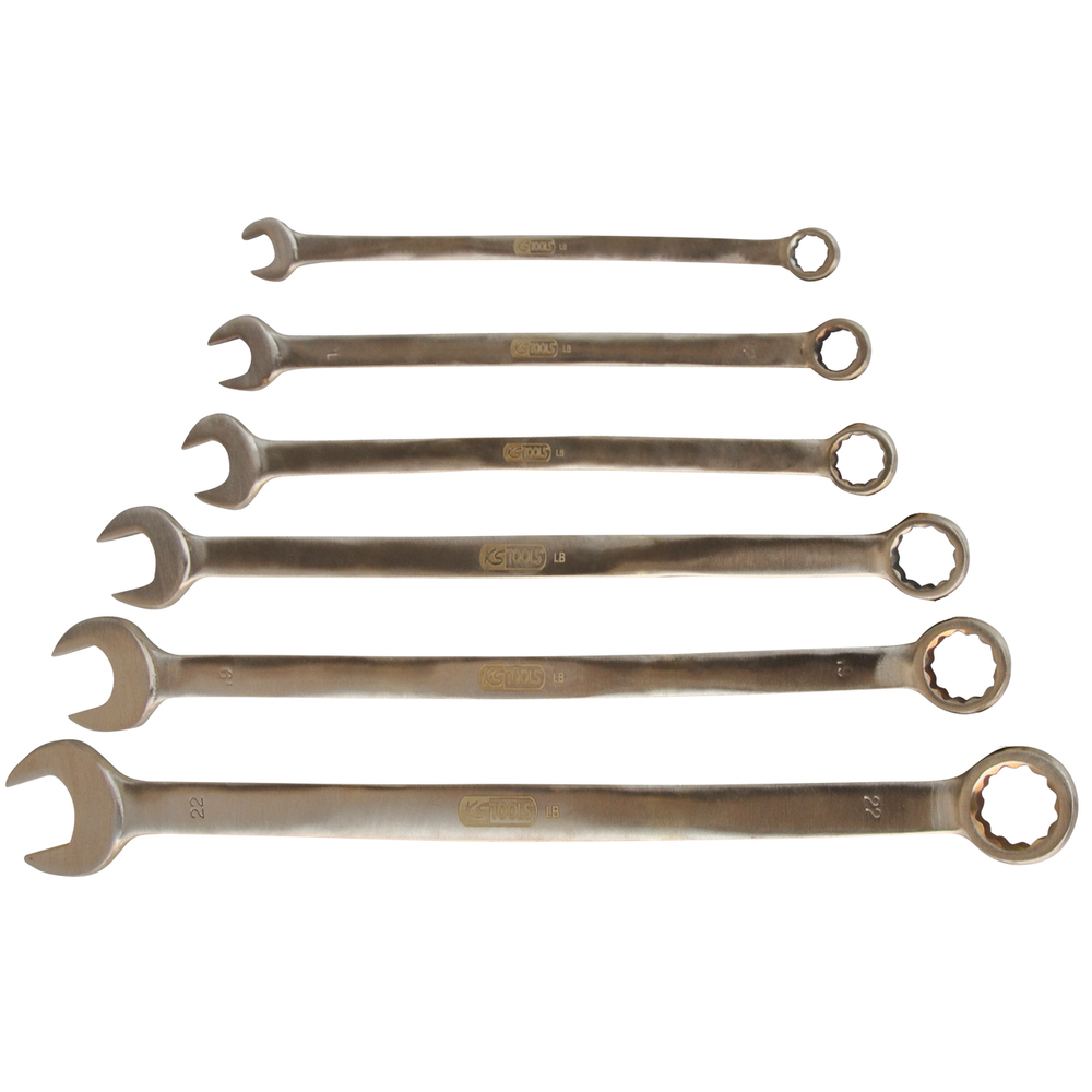 Jeu de clés mixtes extra-longues BRONZEplus 10 pièces KS TOOLS - 963.7358