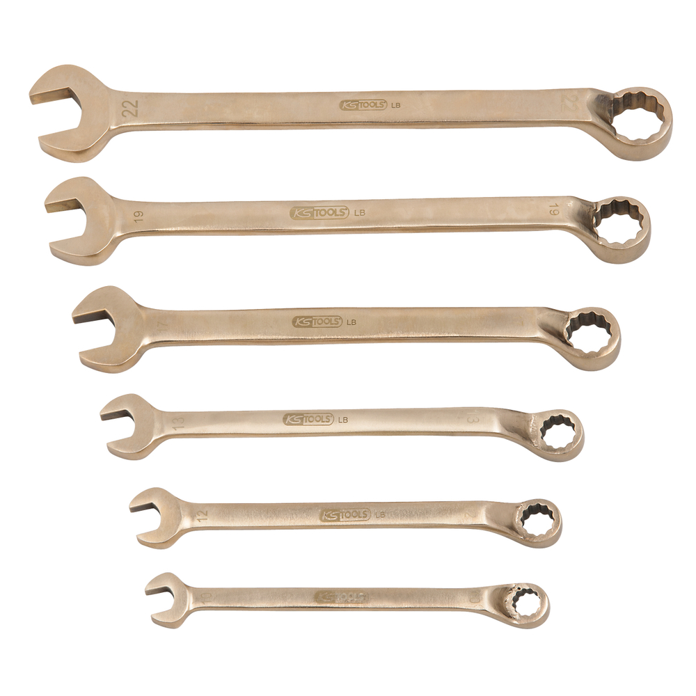 Jeu de clés mixtes coudées BRONZEplus 10 pièces KS TOOLS - 963.7370