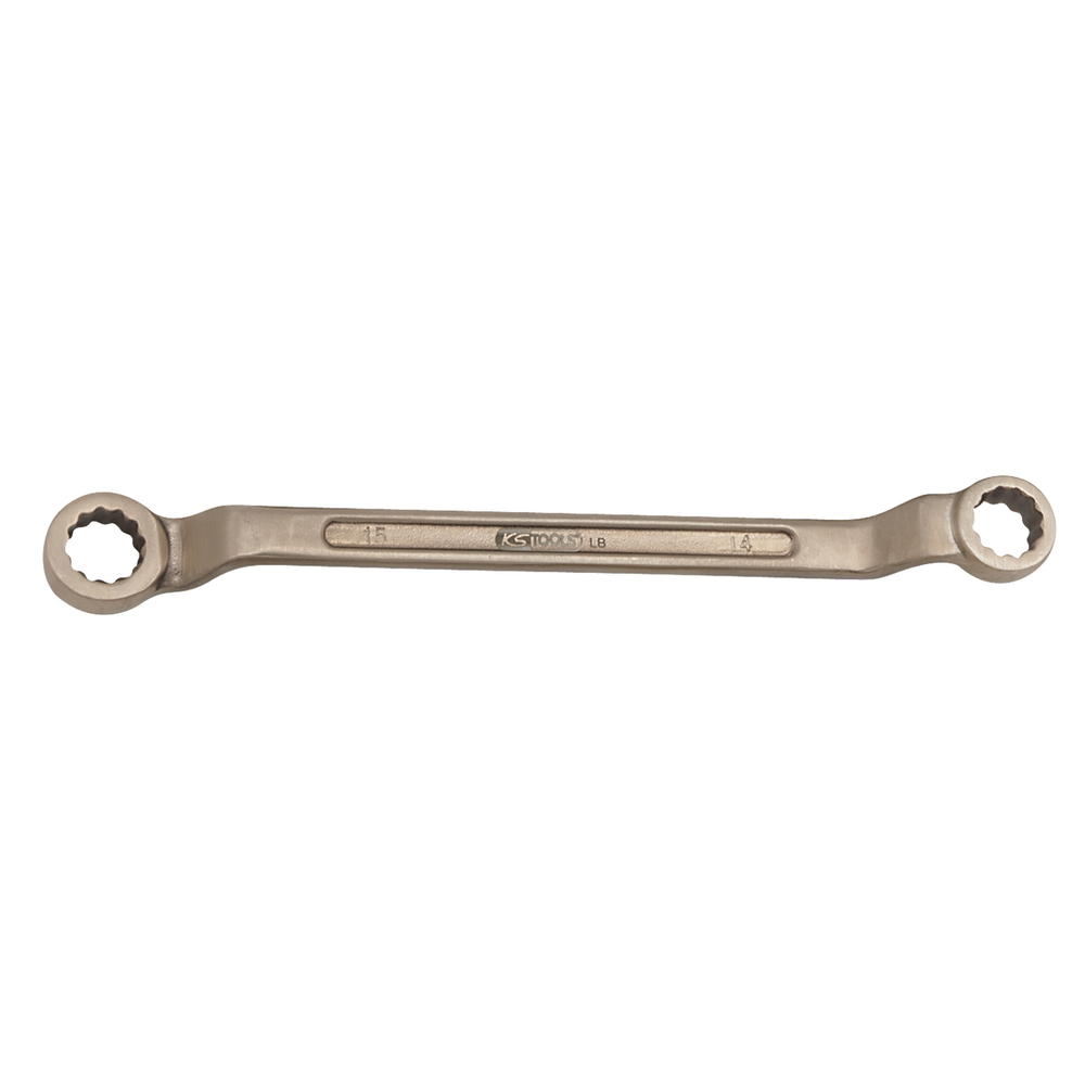 Clé polygonale contre-coudée BRONZEplus 6x7 mm 170mm KS TOOLS - 963.7371