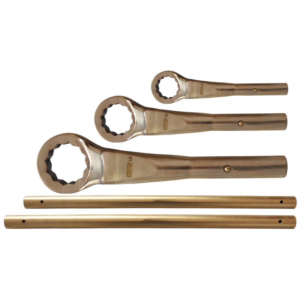 Jeu de clés à œillet contre-coudée BRONZEplus 18 pièces KS TOOLS - 963.8081