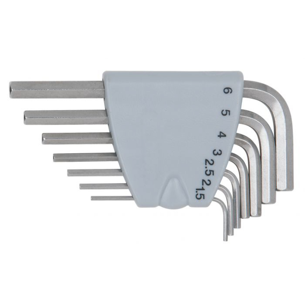 Jeu de 7 clés mâles INOX 6 pans courtes KS TOOLS - 964.0315