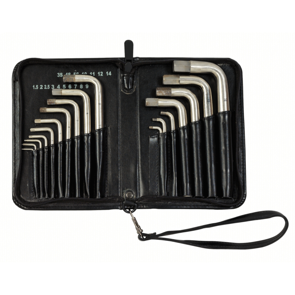 Jeu de clés mâles TITANplus 6 pans 17 pièces KS TOOLS - 965.2004