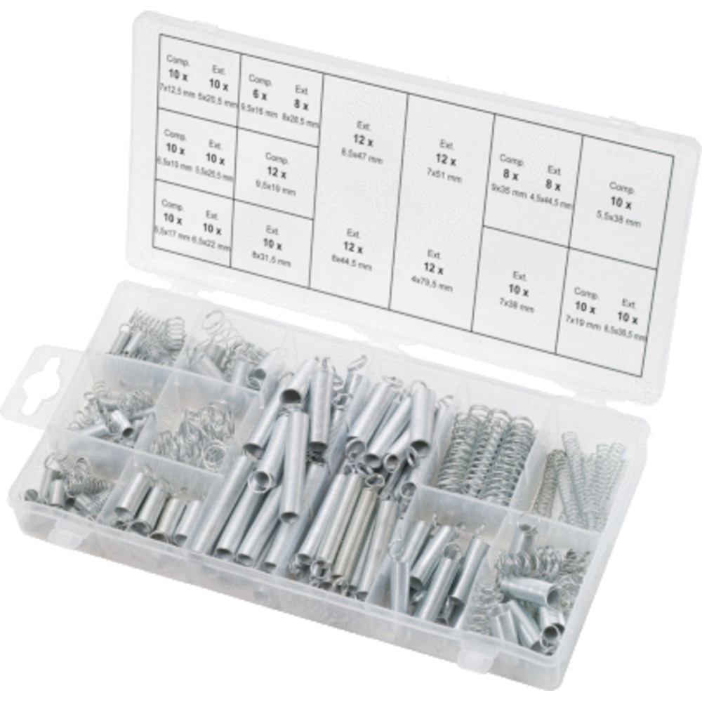 Assortiment de ressorts 200 pcs KS TOOLS - 970.0010