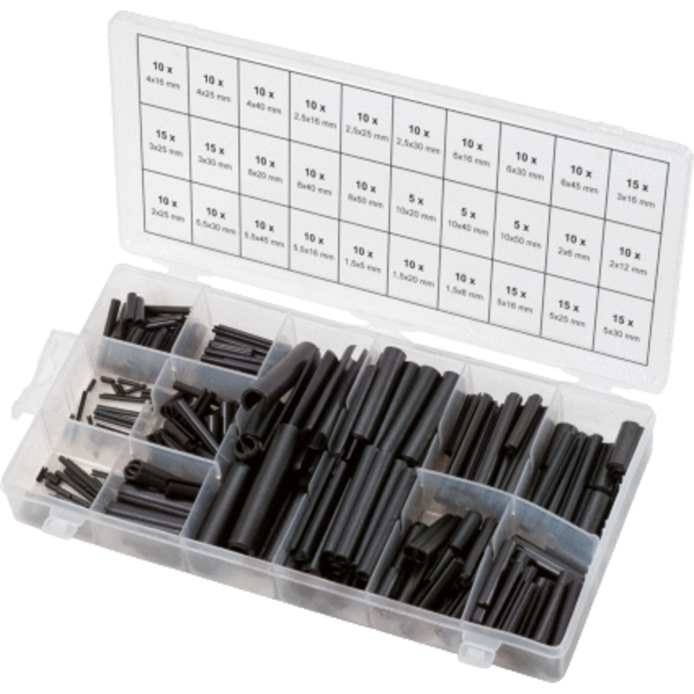Assortiment de goupilles élastiques acier 315 pcs KS TOOLS - 970.0020