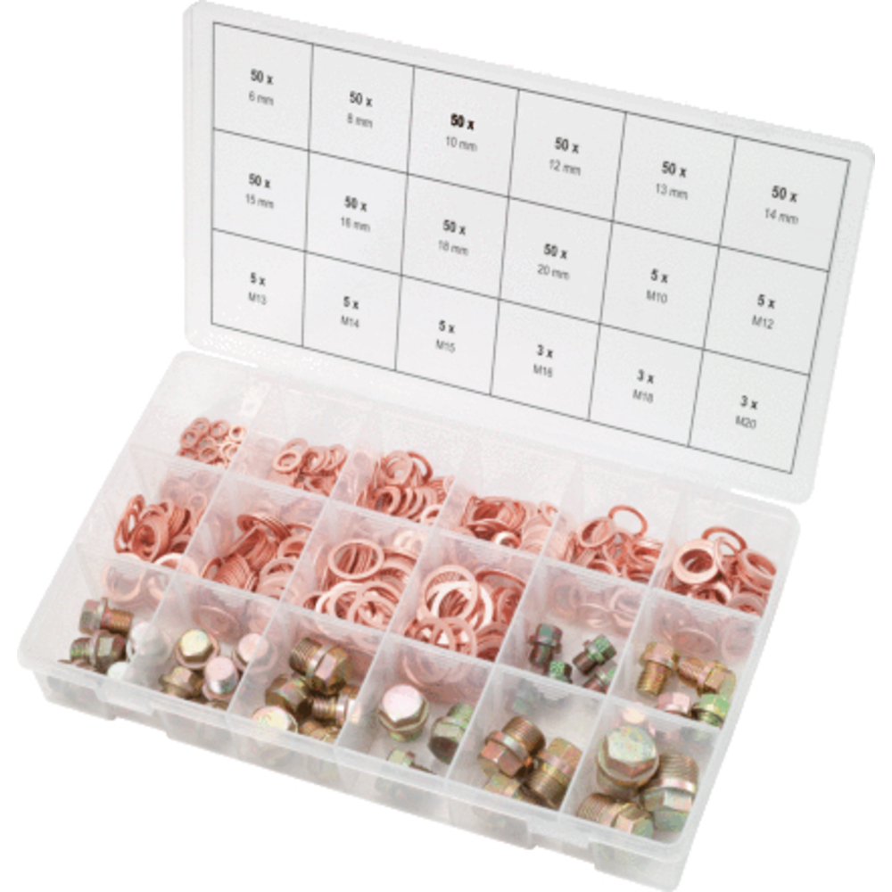 Assortiment de vis de vidange carter et joint x534 KS TOOLS - 970.0200