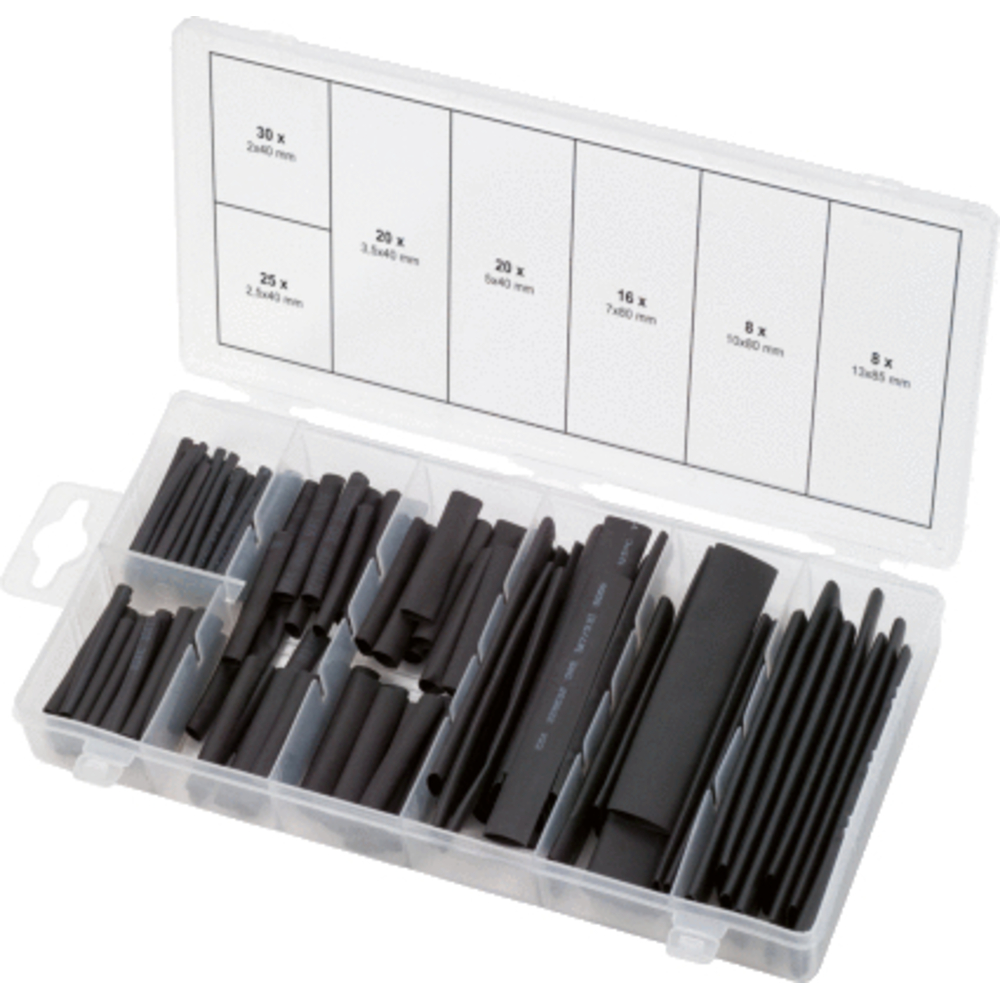 Assortiment de gaine thermo-rétractables x127 KS TOOLS - 970.0230