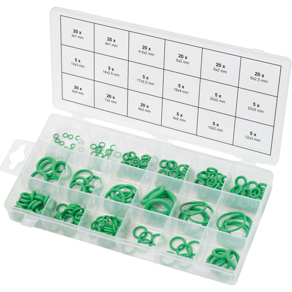 Assortiment de joints toriques pour climatisation HNBR x225 KS TOOLS - 970.0260