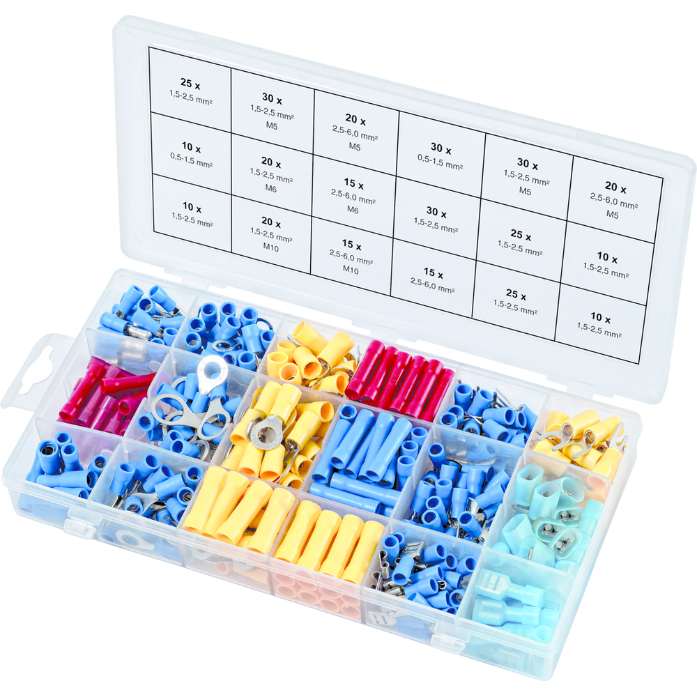 Assortiment de cosses 360 pcs KS TOOLS - 970.0300