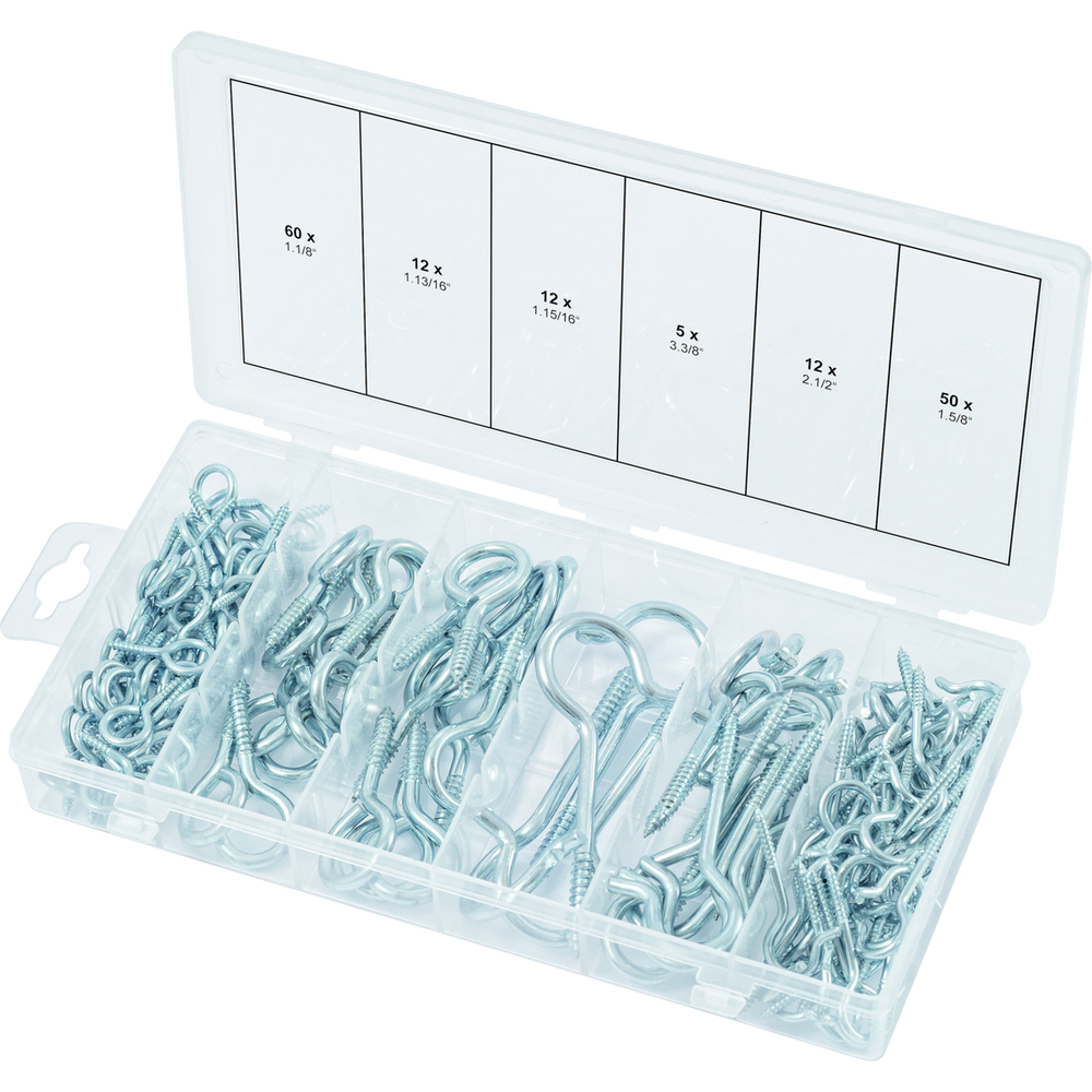 Assortiment de goupilles et crochets, 151 pcs KS TOOLS - 970.0380