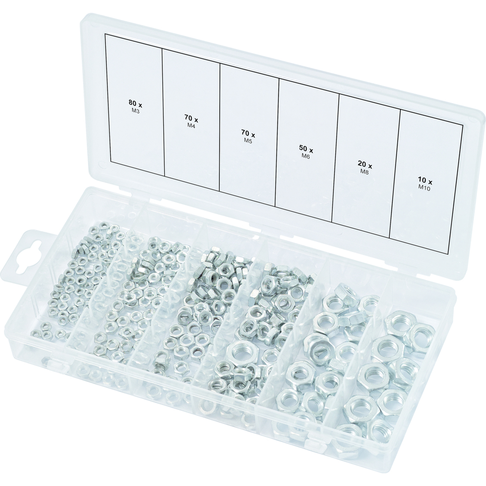 Assortiment d'écrous, 300 pcs KS TOOLS - 970.0440