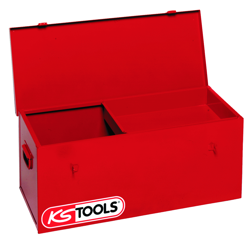 Coffre de chantier avec plateau - 800 x 350 x 350 mm KS TOOLS - 999.0175