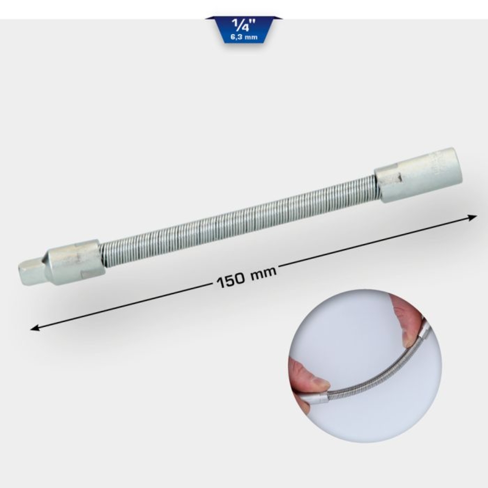 Rallonge flexible 1/4