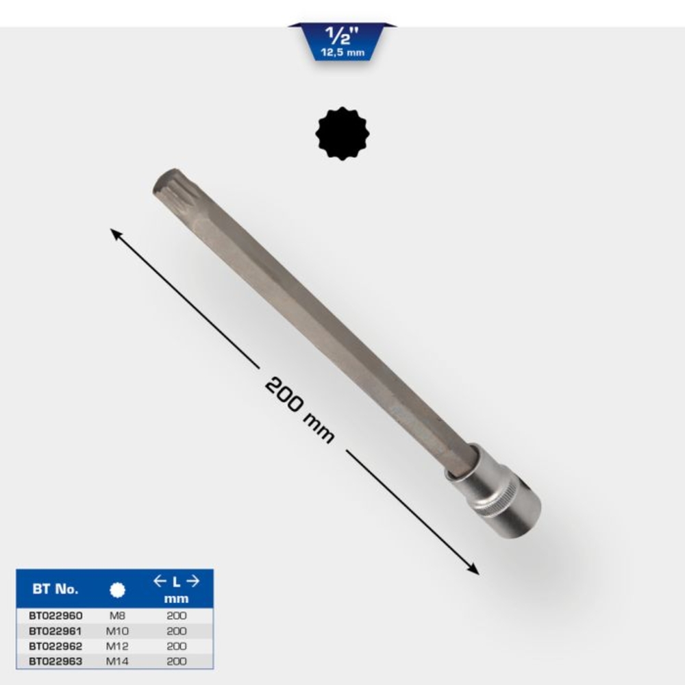 Douille tournevis 1/2
