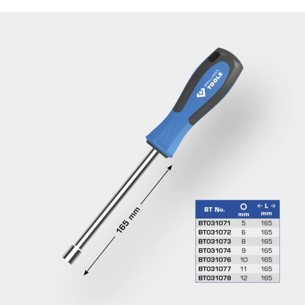 Tournevis à douille 11,0mm x 165mm BRILLIANT TOOLS - KS TOOLS - BT031077