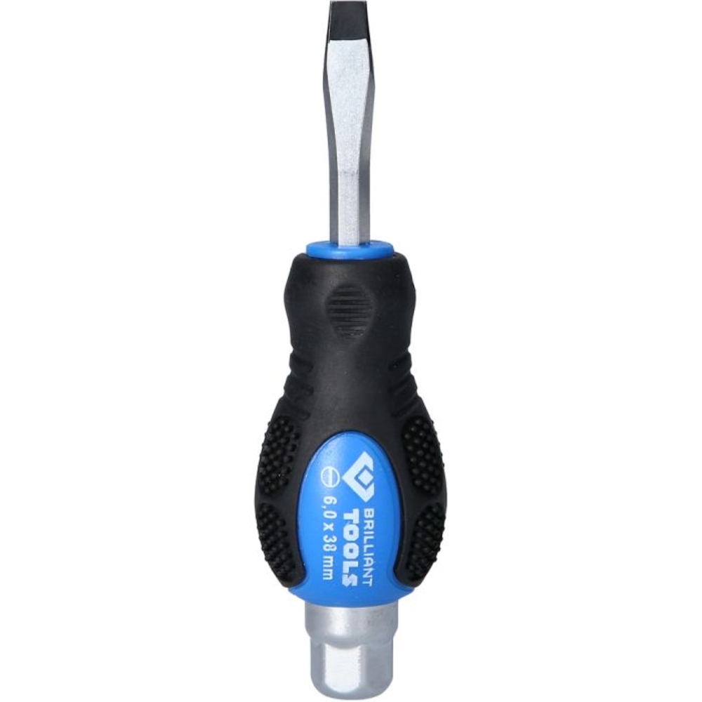 Tournevis à lame traversante Fente 6,0mm L38mm BRILLIANT TOOLS - KS TOOLS - BT034803