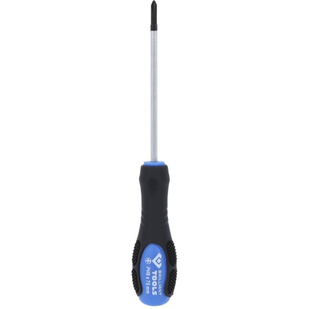 Tournevis à lame traversante PH0, L75mm BRILLIANT TOOLS - KS TOOLS - BT034807