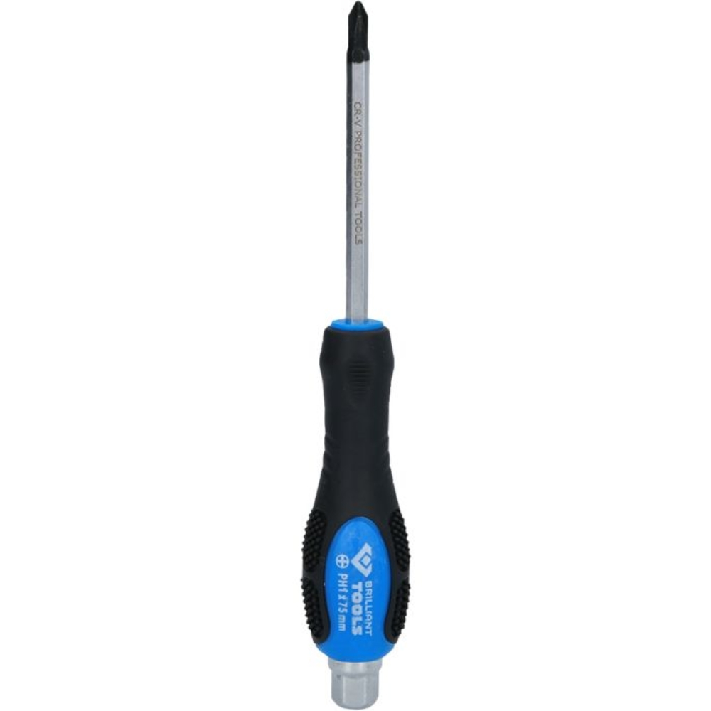 Tournevis à lame traversante PH1, L75mm BRILLIANT TOOLS - KS TOOLS - BT034808