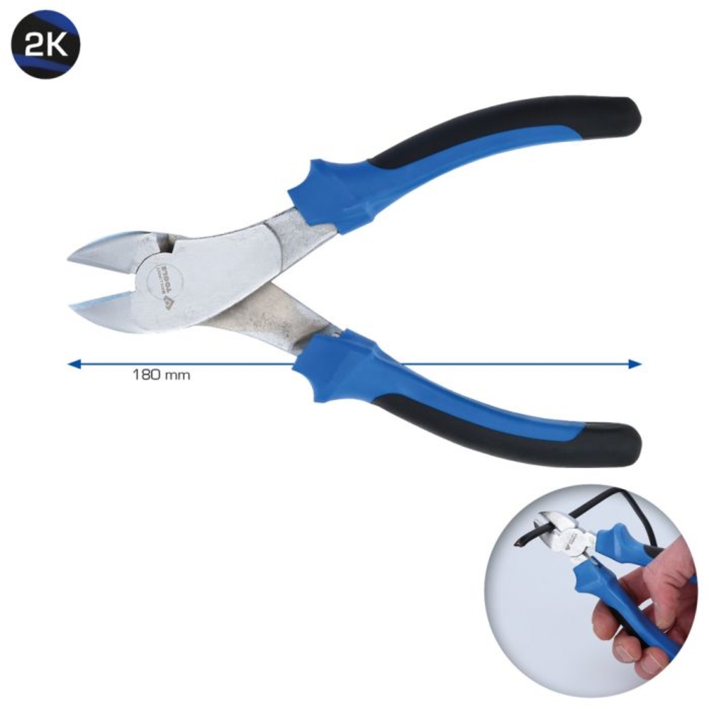 Pince coupante diagonale L180mm BRILLIANT TOOLS - KS TOOLS - BT061901