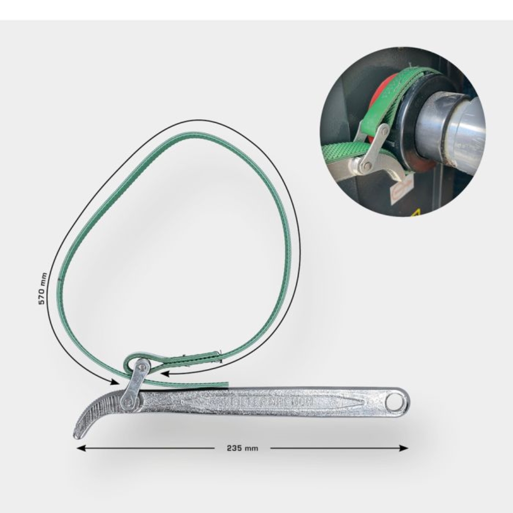Clé à sangle L570mm BRILLIANT TOOLS - KS TOOLS - BT064916