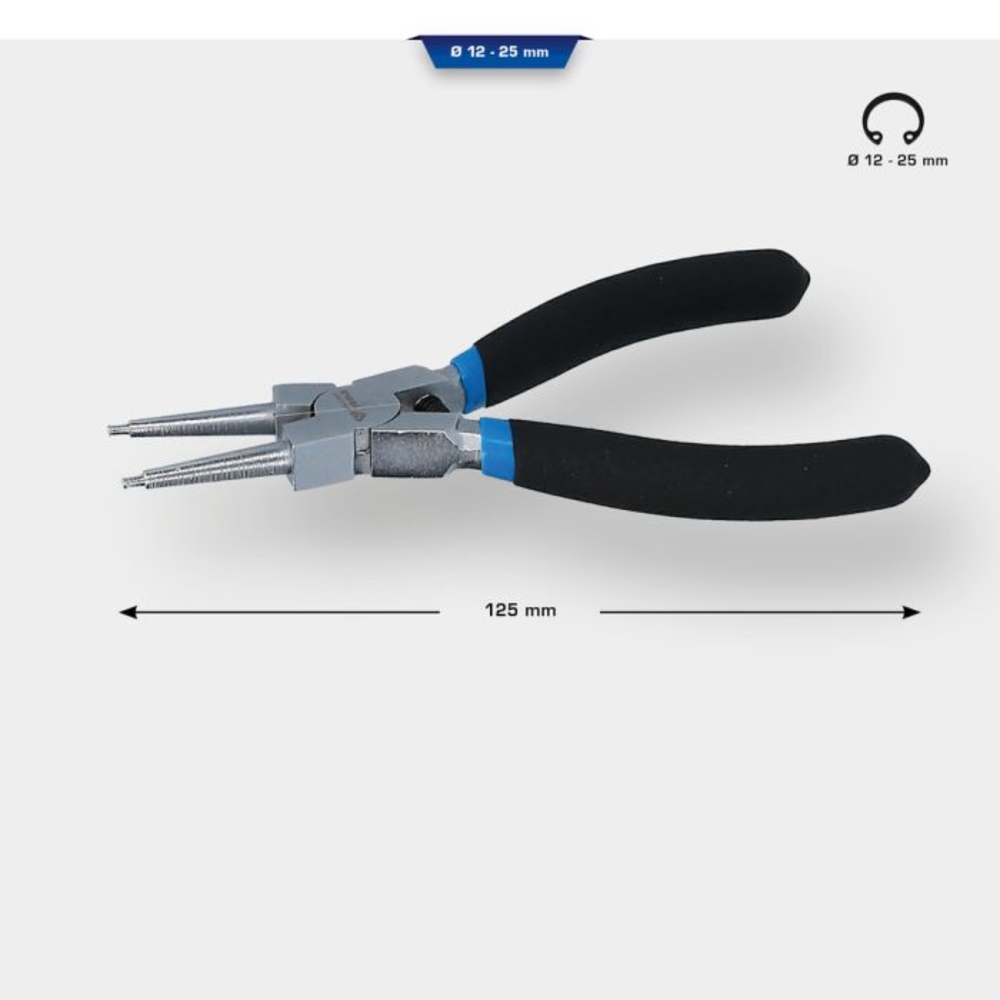 Pince à circlips intérieur droite L125mm BRILLIANT TOOLS - KS TOOLS - BT067007