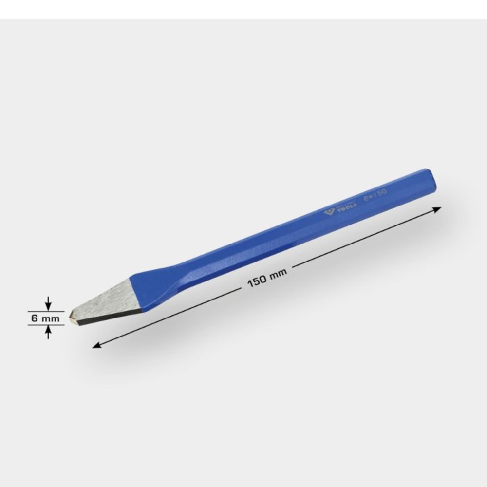 Bédane octogonale L150mm x 6mm BRILLIANT TOOLS - KS TOOLS - BT081906