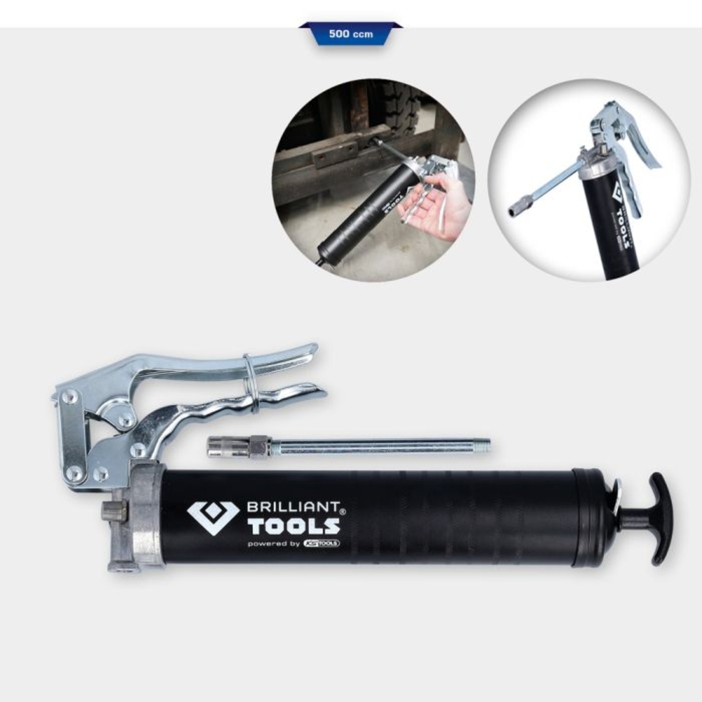 Pompe à graisse manuelle à poignée BRILLIANT TOOLS - KS TOOLS - BT094902