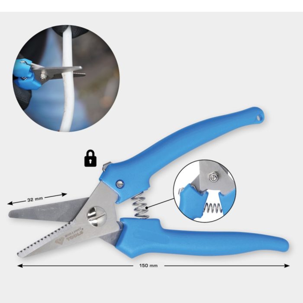Ciseau droit 150 mm BRILLIANT TOOLS - KS TOOLS - BT100902