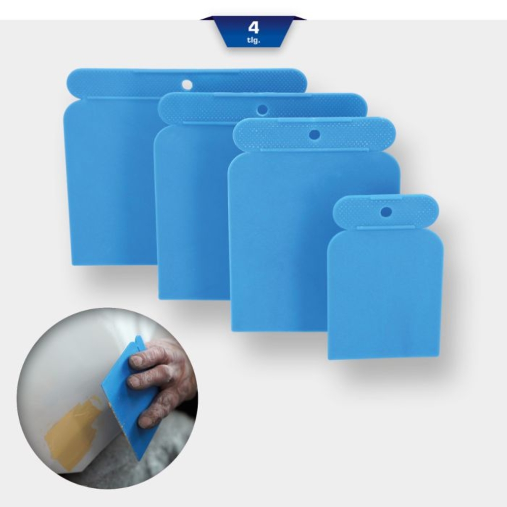 Jeu de spatules plastiques 4 pcs BRILLIANT TOOLS - KS TOOLS - BT101935