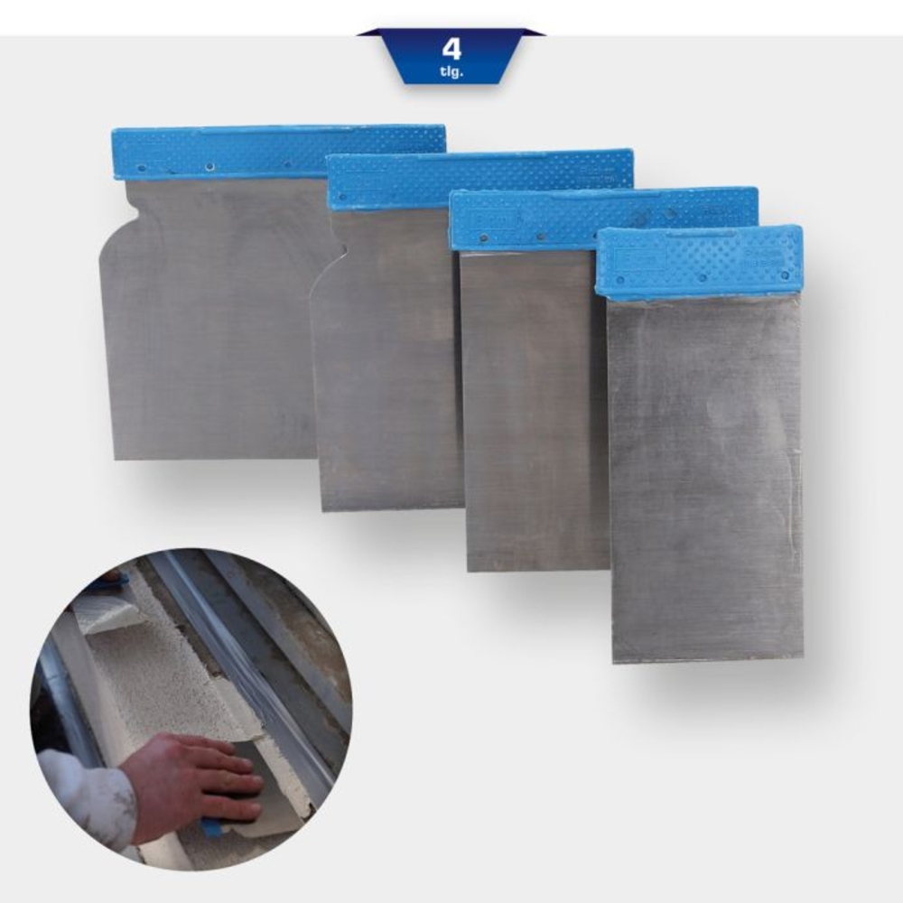 Jeu de spatules métalliques 4 pcs BRILLIANT TOOLS - KS TOOLS - BT101940