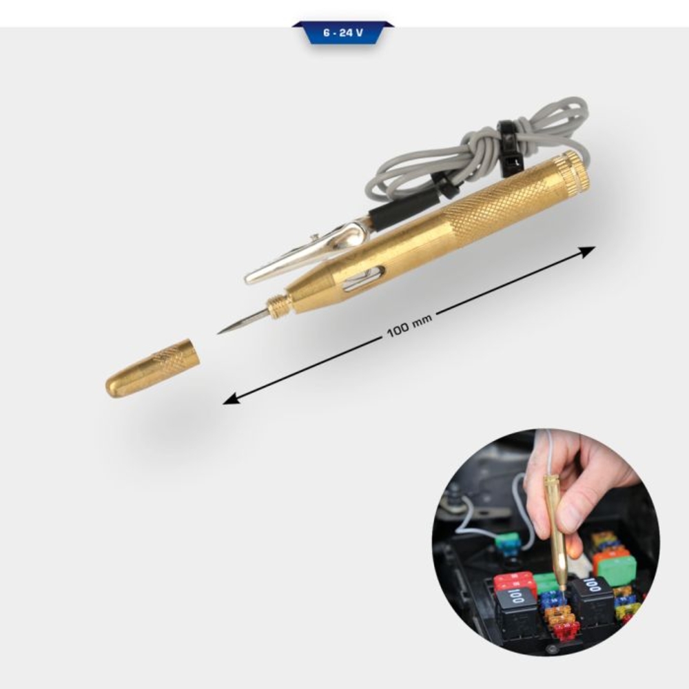 Lampe de test 6-24V - L100mm BRILLIANT TOOLS - KS TOOLS - BT121900