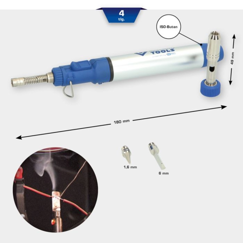 Fer à souder gaz BRILLIANT TOOLS - KS TOOLS - BT124009
