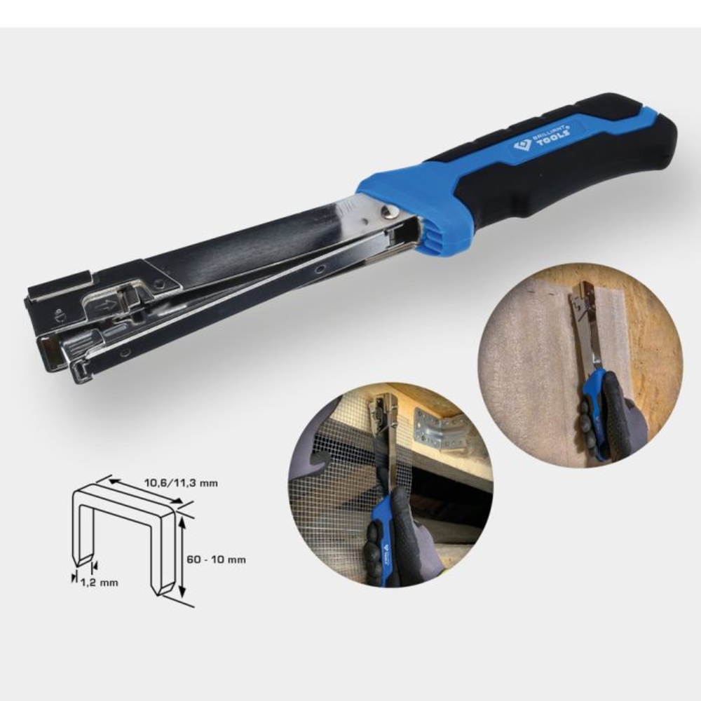 Marteau-agrafeur pour agrafes métalliques BRILLIANT TOOLS - KS TOOLS - BT156912