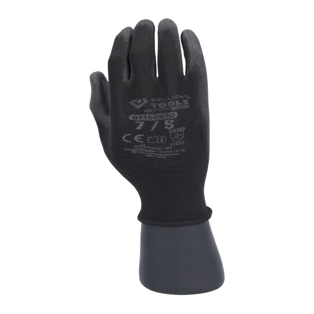 Gants microfibres noirs 12 paires - KS TOOLS