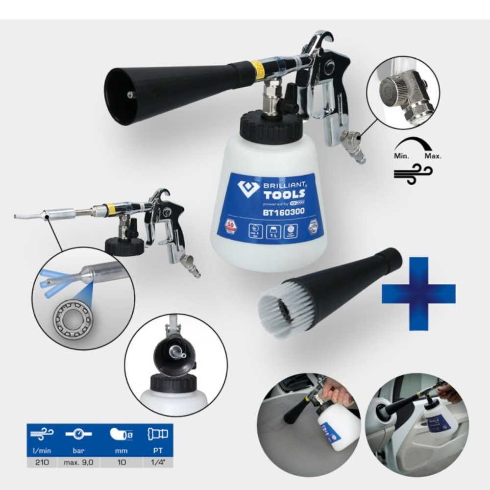 Pistolet pneumatique de nettoyage BRILLIANT TOOLS - KS TOOLS - BT160300