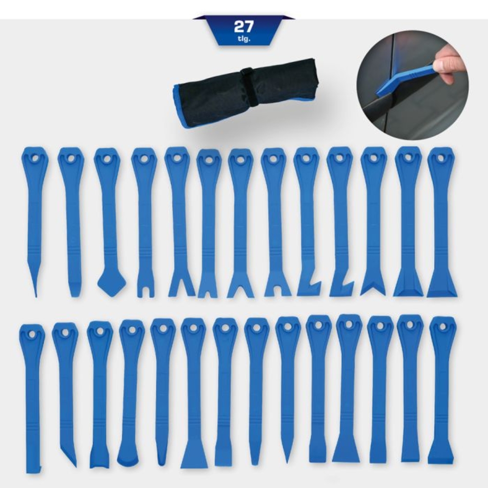Jeu de leviers plastique pour garnitures 27 pcs BRILLIANT TOOLS - KS TOOLS - BT511055