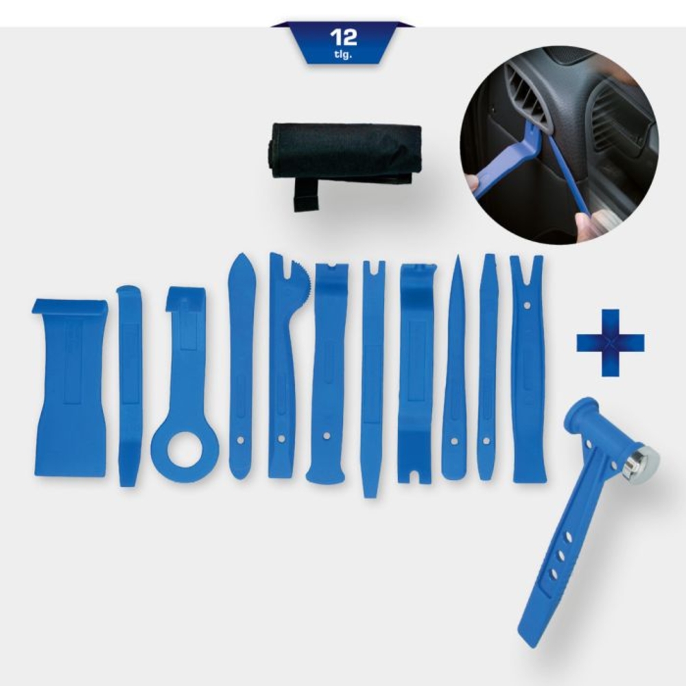 Jeu de leviers plastique pour garnitures 12 pcs BRILLIANT TOOLS - KS TOOLS - BT511075