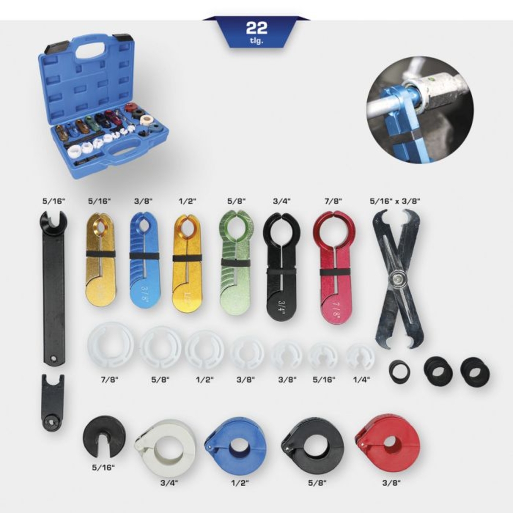 Jeu d’outils pour déverrouillage des conduites 22 pcs BRILLIANT TOOLS - KS TOOLS - BT531050