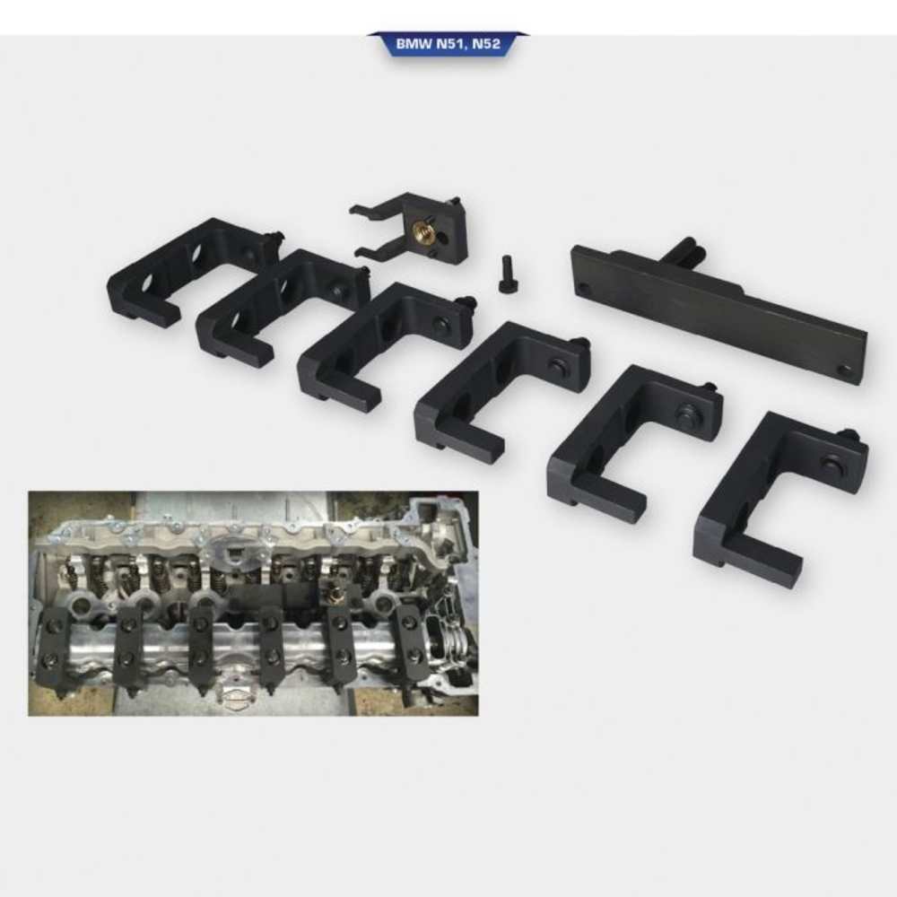 Jeu d'outils de montage d'arbre à cames pour BMW N51,N52, 10 pcs BRILLIANT TOOLS - KS TOOLS - BT541120