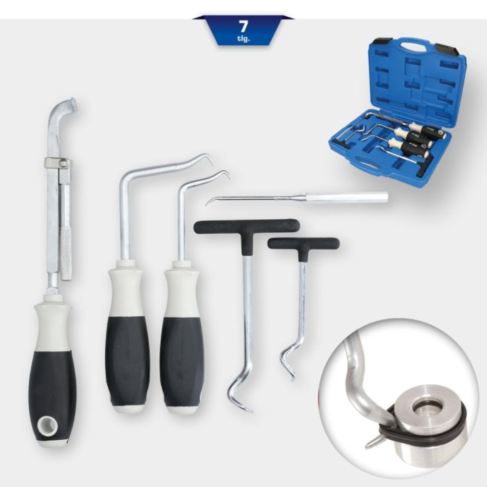 Jeu d’outils crochets 7 pcs BRILLIANT TOOLS - KS TOOLS - BT542060
