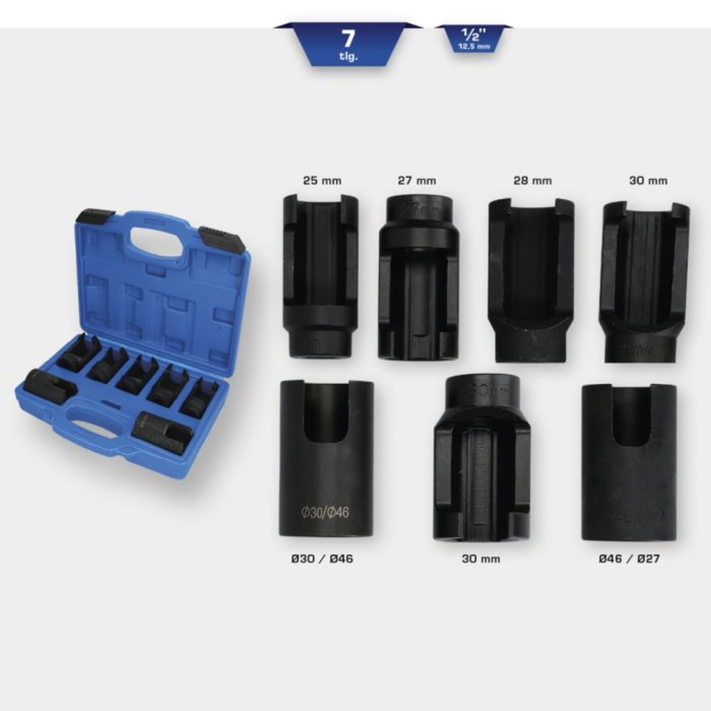 Jeu de douilles d’injecteur 7 pcs BRILLIANT TOOLS - KS TOOLS - BT551000