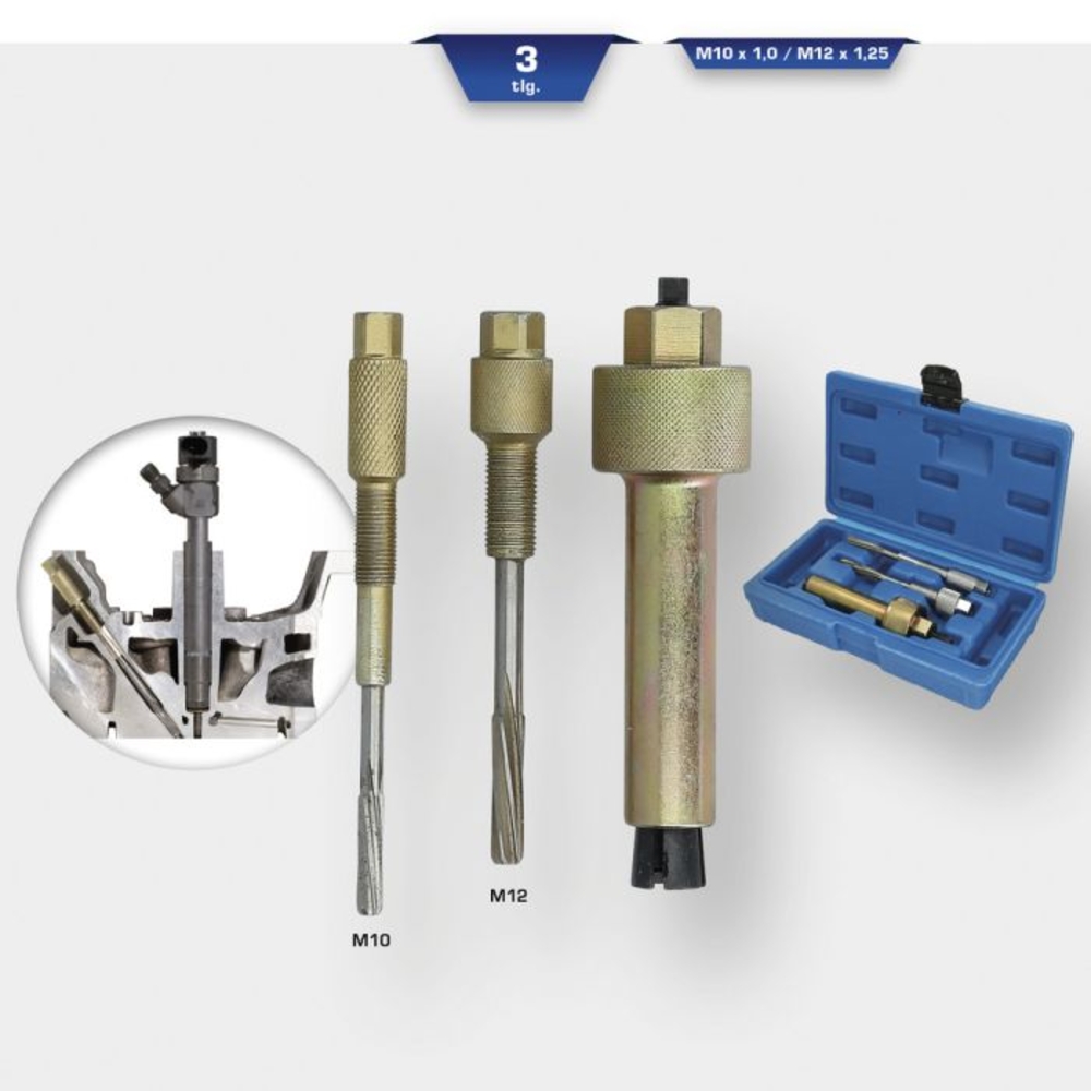 Jeu d'extracteurs pour bougies de préchauffage 3 pcs BRILLIANT TOOLS - KS TOOLS - BT561020