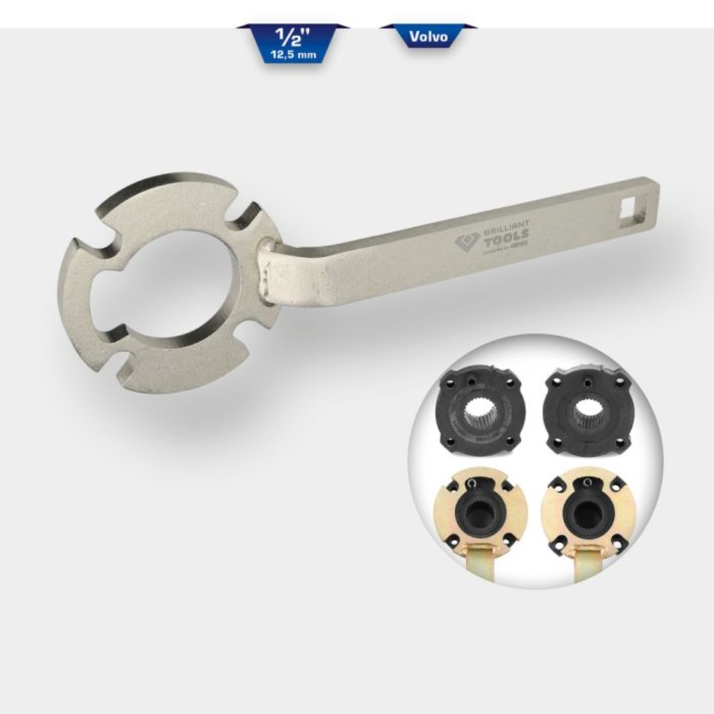 Clé à ergots pour poulie damper pour Volvo BRILLIANT TOOLS - KS TOOLS - BT571090